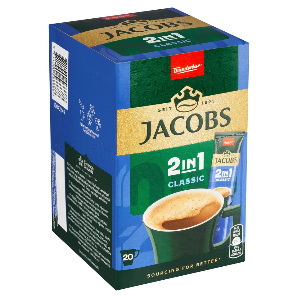 Obrázek 1 pro produkt Jacobs Classic 2in1 20 x 12,4g (248g)