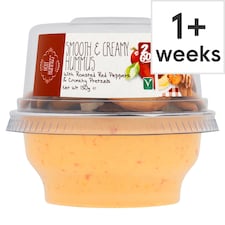 HOLY HUMMUS ROASTED PEPPER HUMMUS WITH PRETZELS 2GO 130g