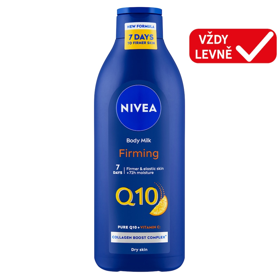 Obrázek 1 pro produkt Nivea Q10 Plus Vitamin C Výživné zpevňující tělové mléko 400ml