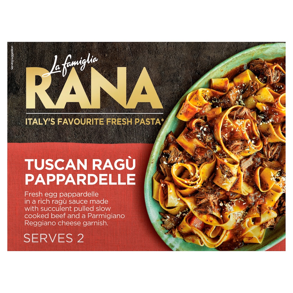 La Famiglia Rana Tuscan Ragu Pappardelle 814g