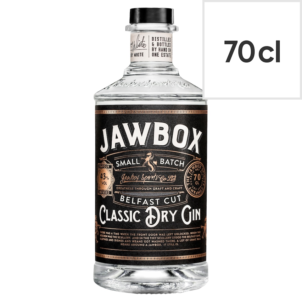 image 1 of Jawbox Small Batch Dry Gin 70Cl