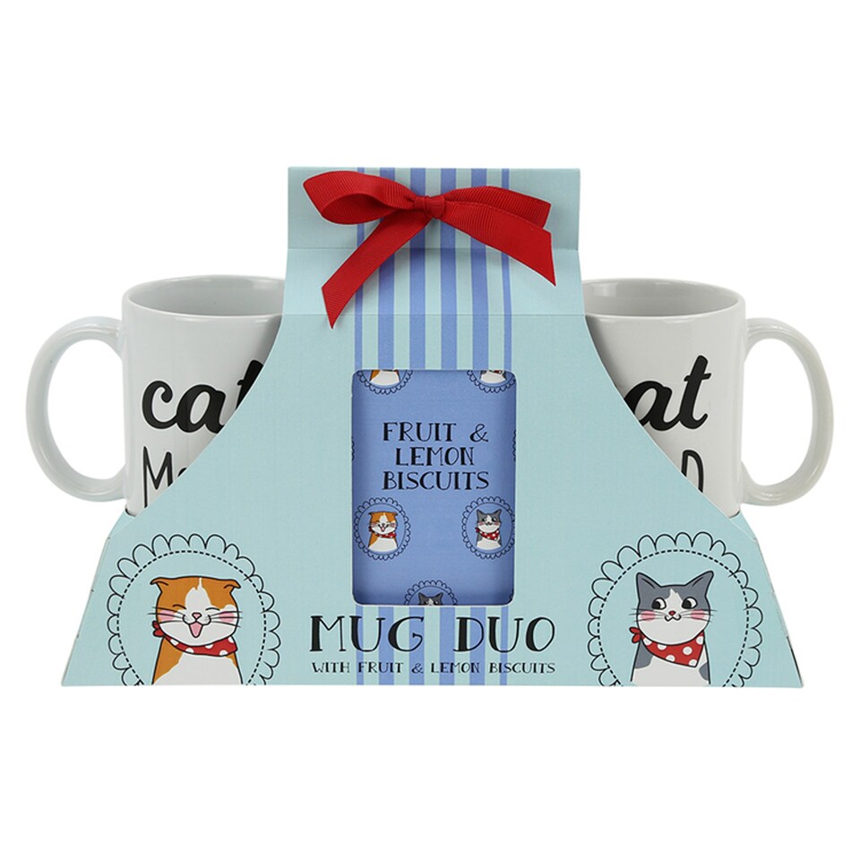 Dog / Cat Mug Duo