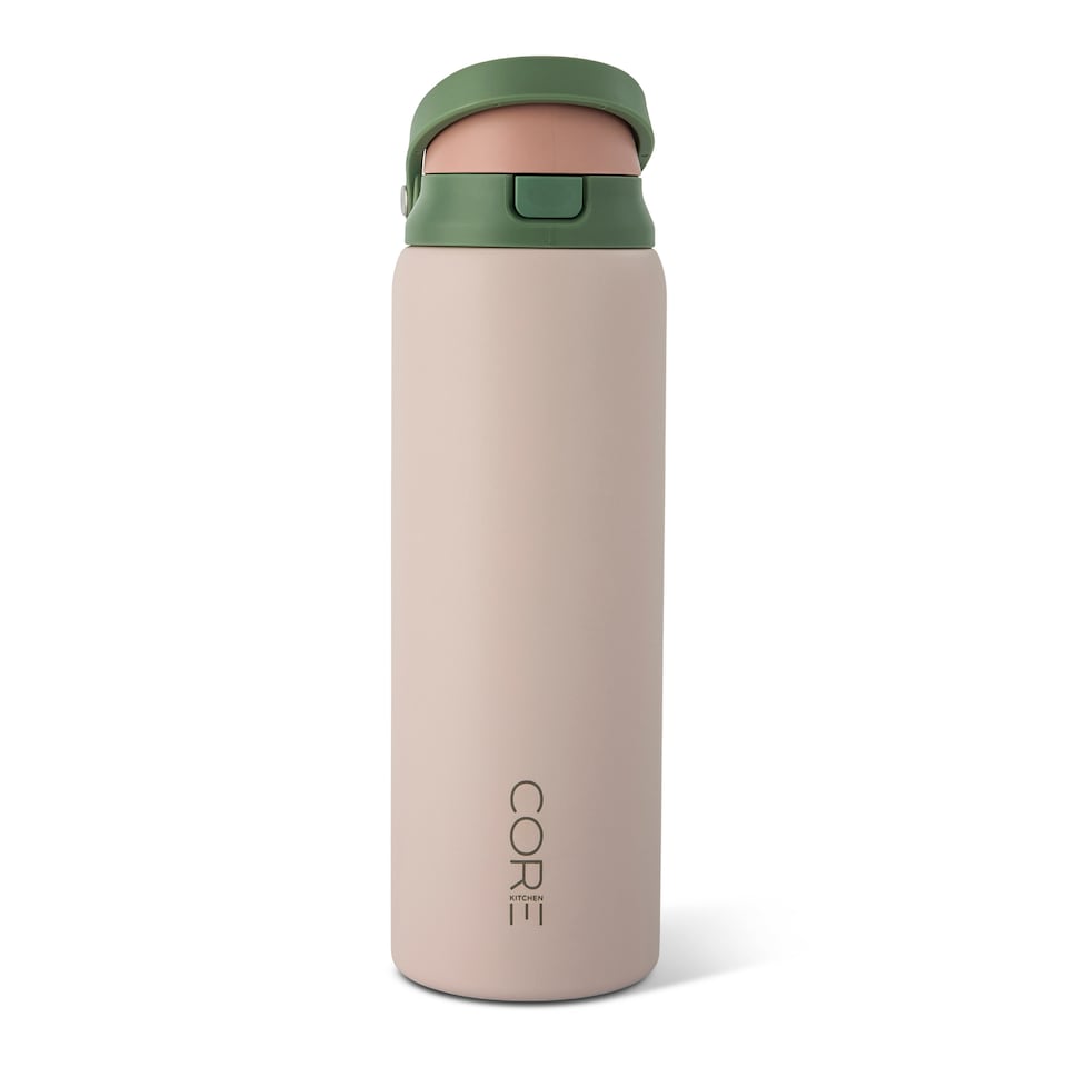 image 1 of Core Kitchen Pink Hydra Dual Function Water Bottle 946ml