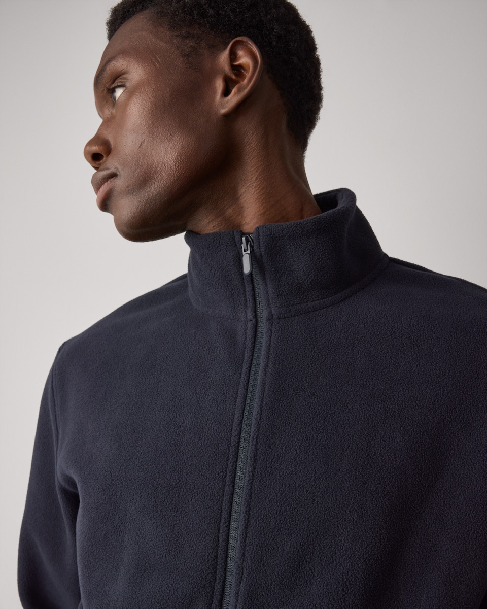 image 1 of F&F Active EVERYHOUR Zip Through Fleece in Navy