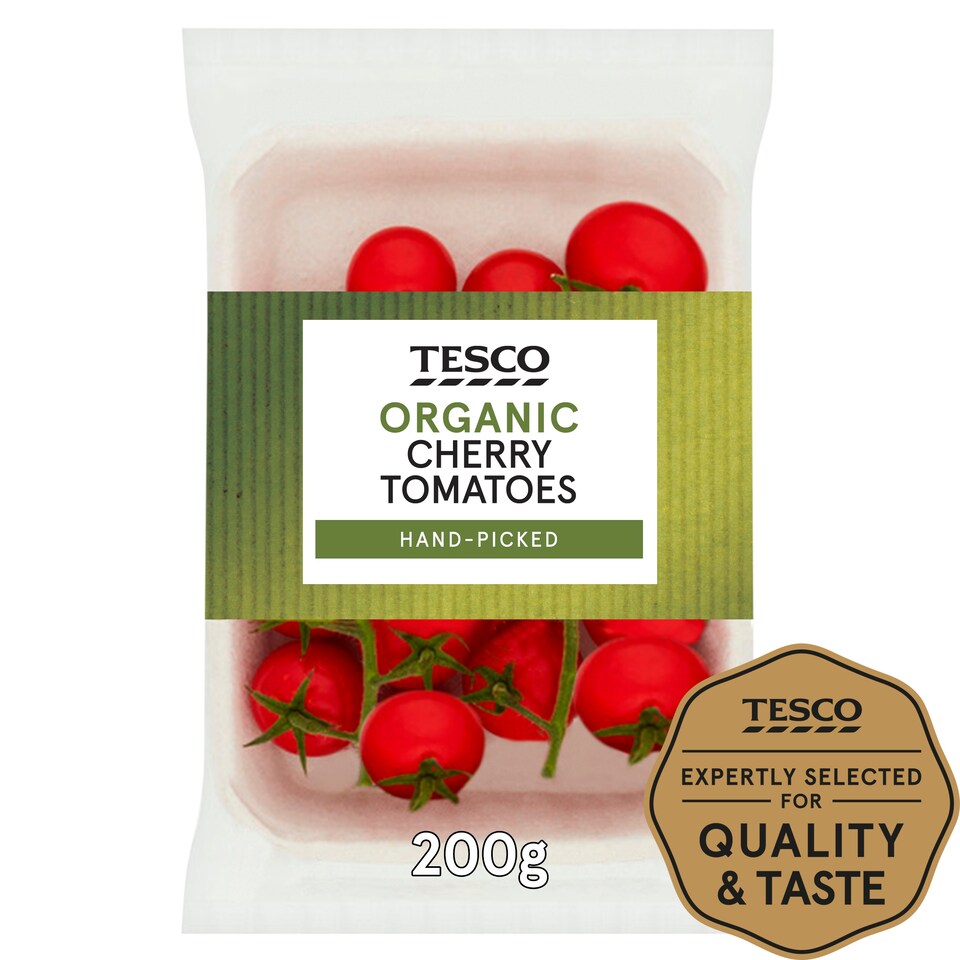 image 1 of Tesco Organic Cherry Tomatoes 200G