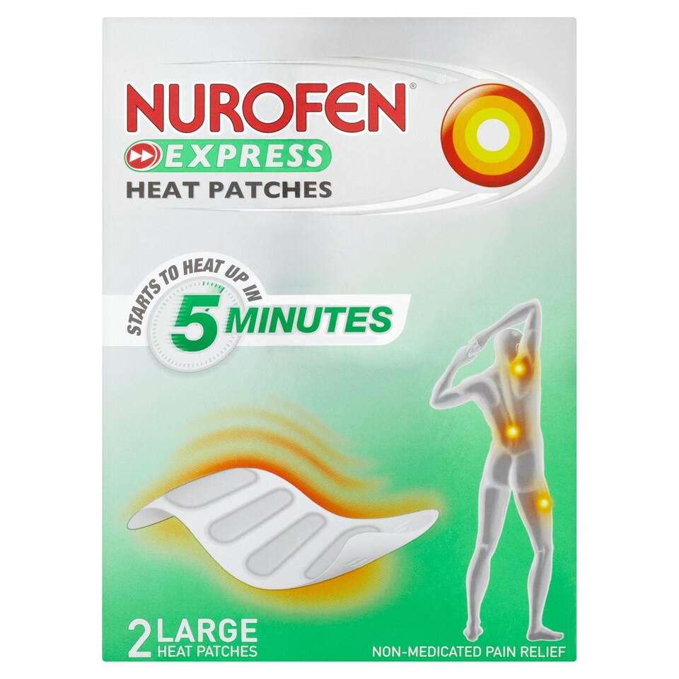image 1 of Nurofen Express Heat Patches Large 2 Pack