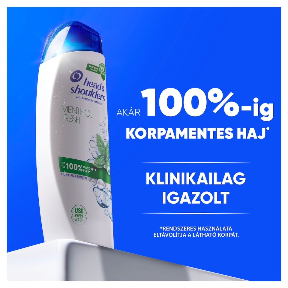 image 1 of Head & Shoulders Menthol Fresh Anti Dandruff Shampoo 250ml for Daily Use. Clean Feeling