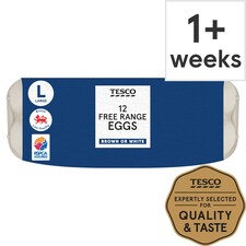 Tesco Welsh Large Free Range Eggs 12 Pack