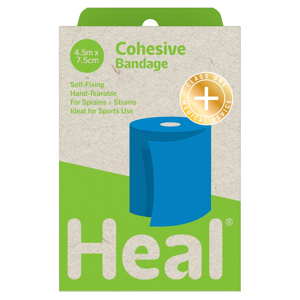 Heal Cohesive Bandage 4.5M X 7.5Cm