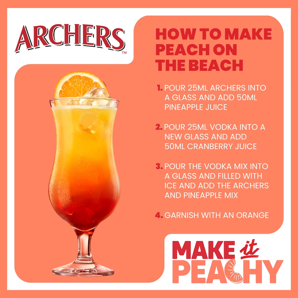 image 1 of Archers Peach Schnapps 70cl