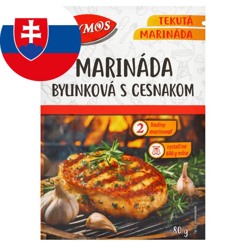 obrázok 1 z Thymos Tekutá marináda bylinková s cesnakom 80 g