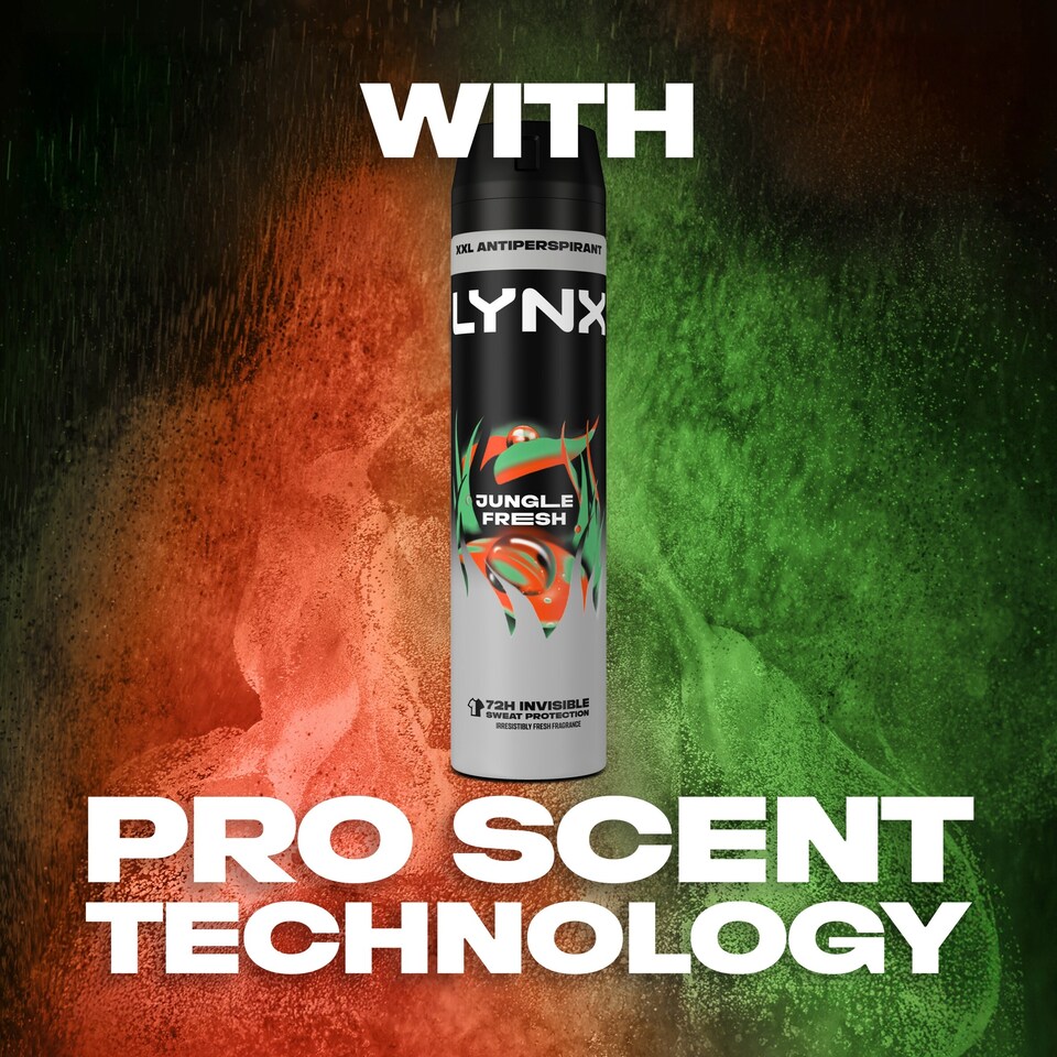 image 1 of Lynx Jungle Fresh 72h Antiperspirant Deodorant for Men 250ml