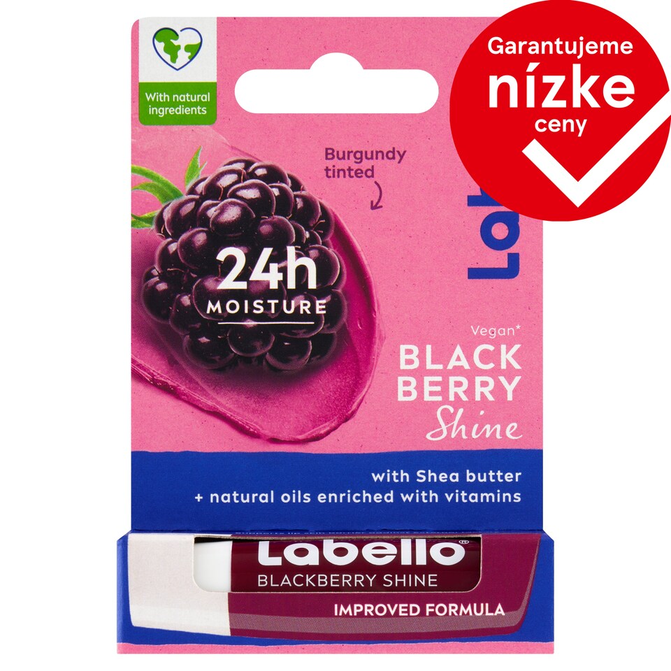 image 1 of Labello Blackberry Shine Caring Lip Balm 4.8 g