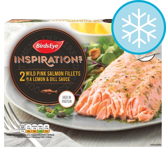 Birds Eye Inspirations 2 Pink Salmon Fillets Lemon And Dill 280G