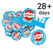 Mini Babybel Light Cheese 12 Pack, 240G