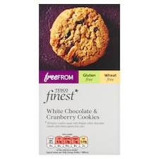 Tesco Finest Free From White Chocolate & Cranberry Cookies 150g