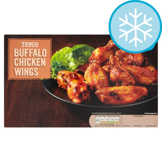 TESCO BUFFALO CKN WINGS 500G Tesco Groceries