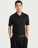 image 1 of F&F Pure Cotton Short Sleeved Polo Shirt in Black