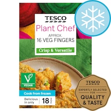 Tesco Plant Chef Veg Fingers 16 Pack 448g