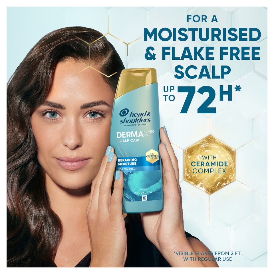 image 1 of Head & Shoulders DermaX Pro Shampoo Hydration Anti Dandruff 300Ml