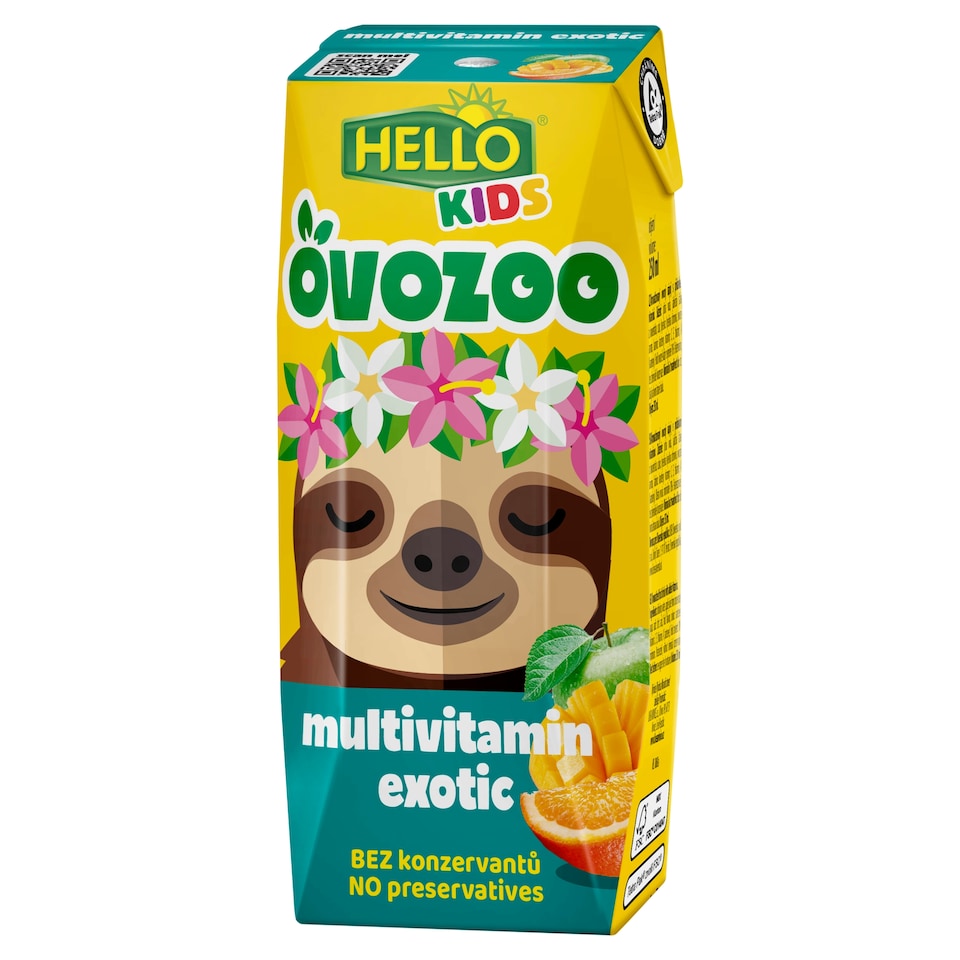 Hello Kids Ovozoo multivitamin exotic 250 ml