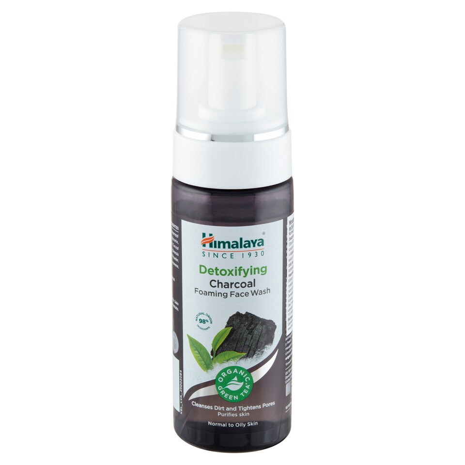Himalaya méregtelenítő habzó arclemosó aktív szénnel és bio zöld teával 150 ml