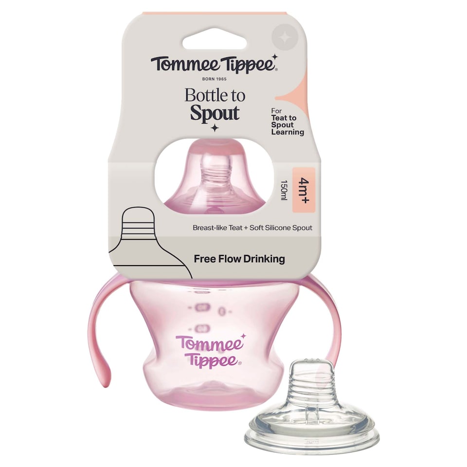 image 1 of Tommee Tippee Carton Transitn Bottle To Cup 4M+ 150Ml