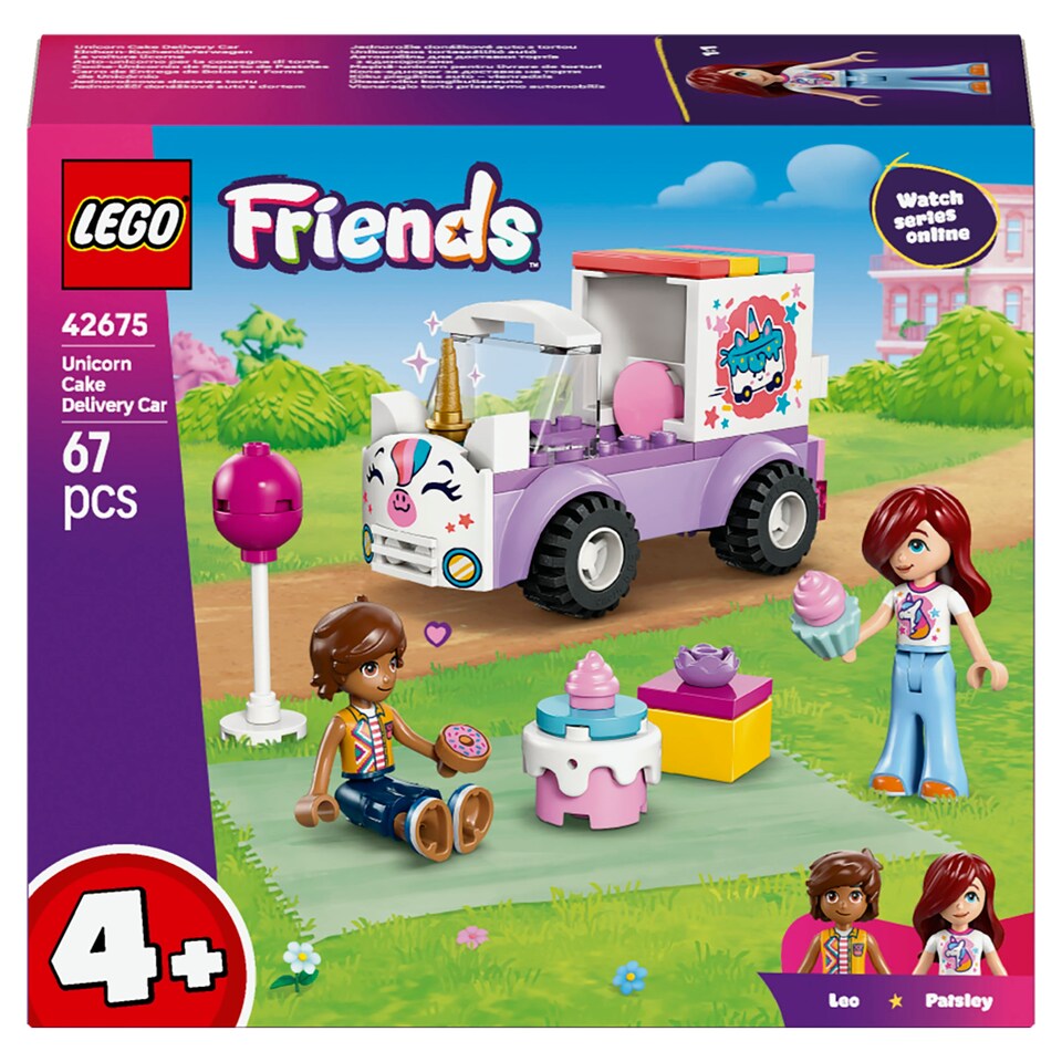 Obrázek 1 pro produkt LEGO Friends 42675 Jednorožčí donáškové auto s dortem