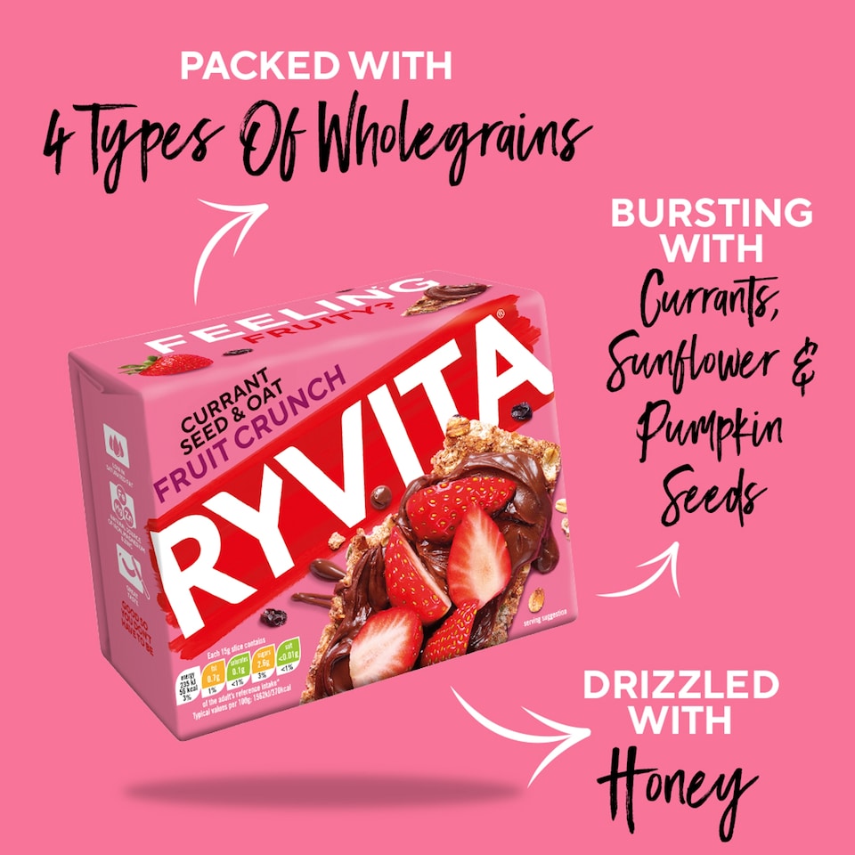 image 1 of Ryvita Fruit Crunch Crisp Bread 200G