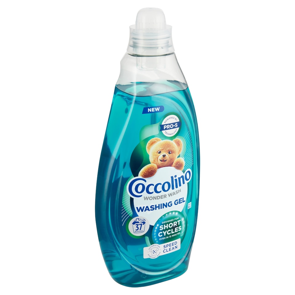 image 1 of Coccolino Wonder Wash Speed Clean Washing Gel 37 Washes 1480 ml