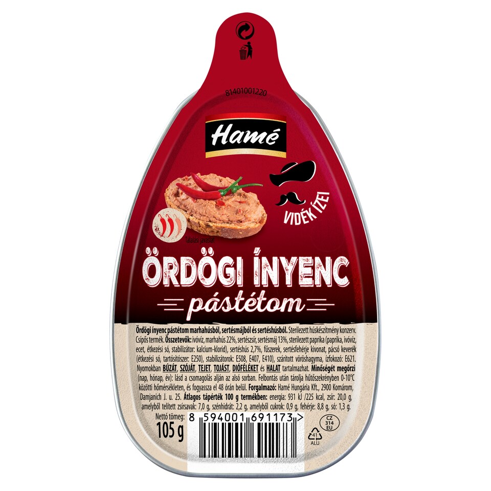 Hamé Ördögi Ínyenc Pate 105 g