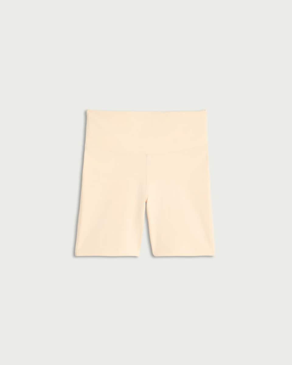 image 1 of F&F Active EVERYHOUR High Waisted Cycling Shorts in Yellow