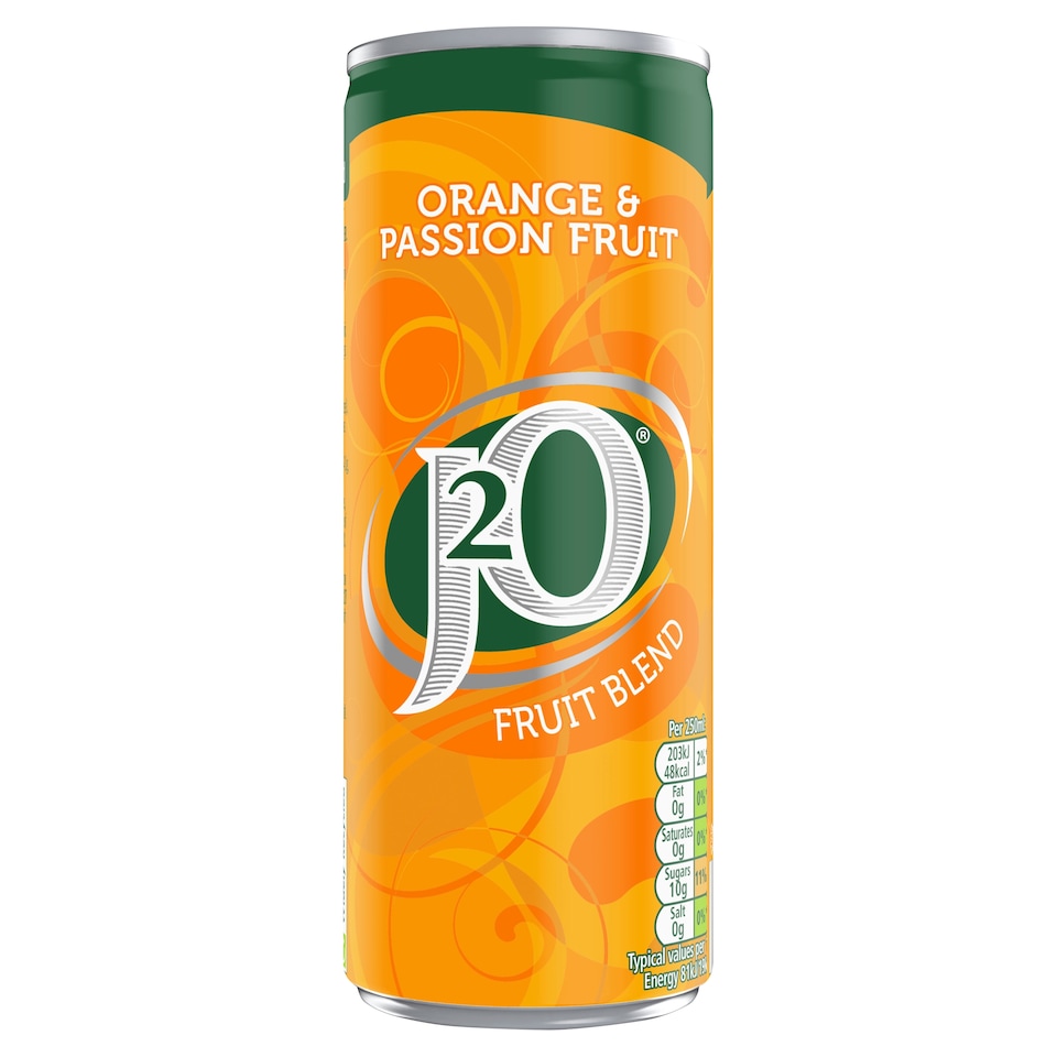 image 1 of J2o Orange & Passion Fruit 250Ml