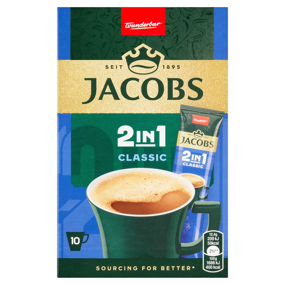 Obrázek 1 pro produkt Jacobs Classic 2in1 10 x 12,4g (124g)