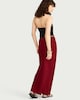 image 3 of F&F Woven Midi Skirt in Red