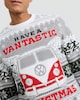 image 3 of Volkswagen Vantastic Knitted Christmas Jumper in Grey