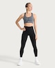 image 1 of F&F Active EVERYHOUR Ribbed Leggings in Black