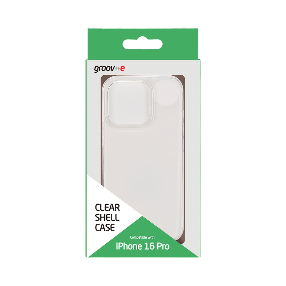 GROOV-E IPHONE 16 PRO CLEAR CASE