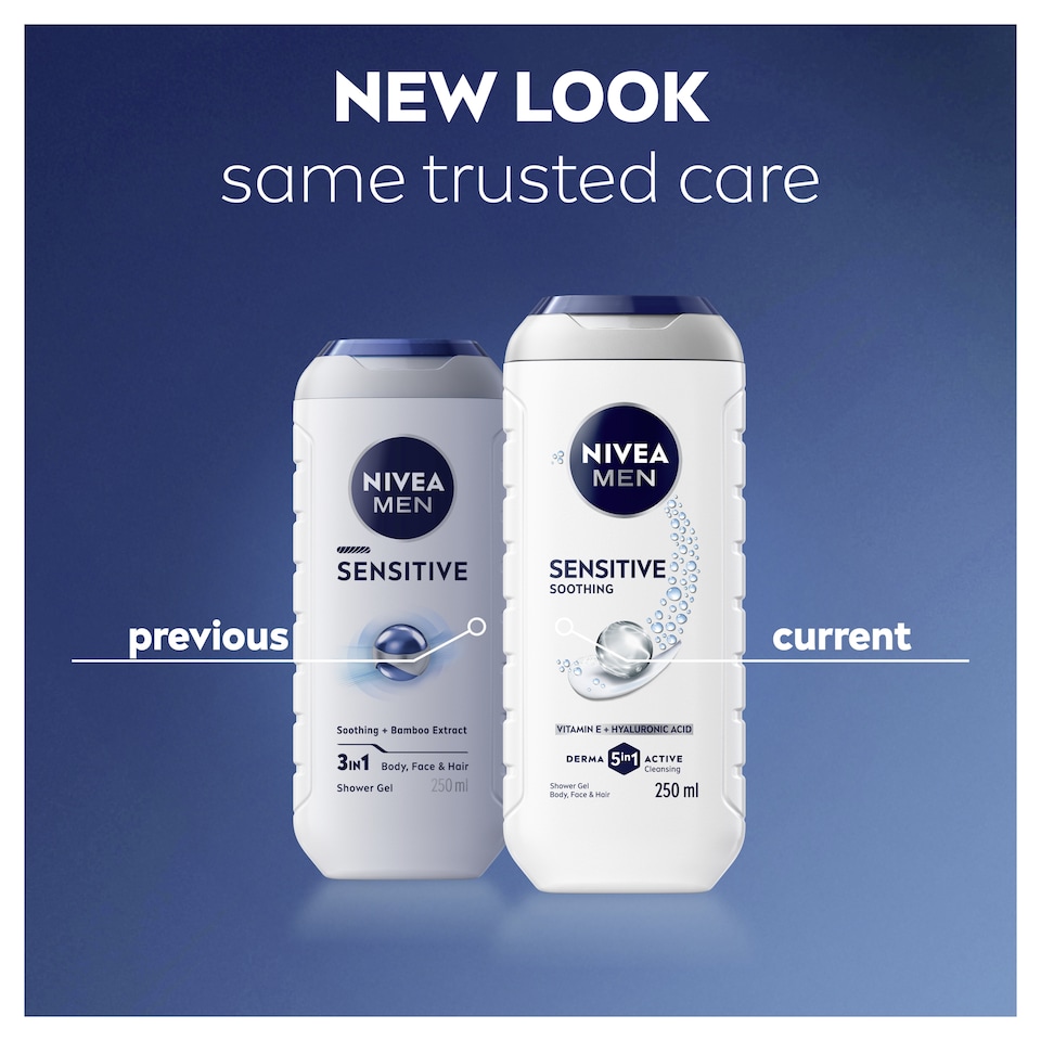 image 1 of NIVEA MEN Sensitive Shower Gel 250ml