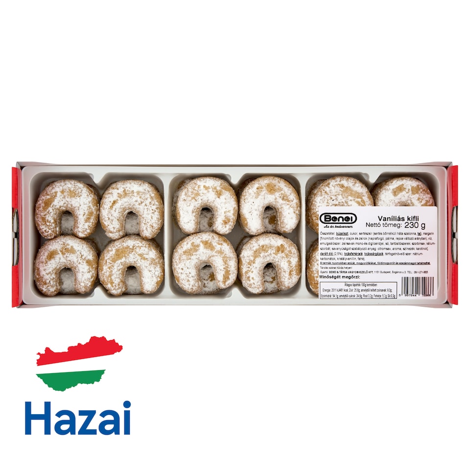 Benei vaníliás kifli 230 g