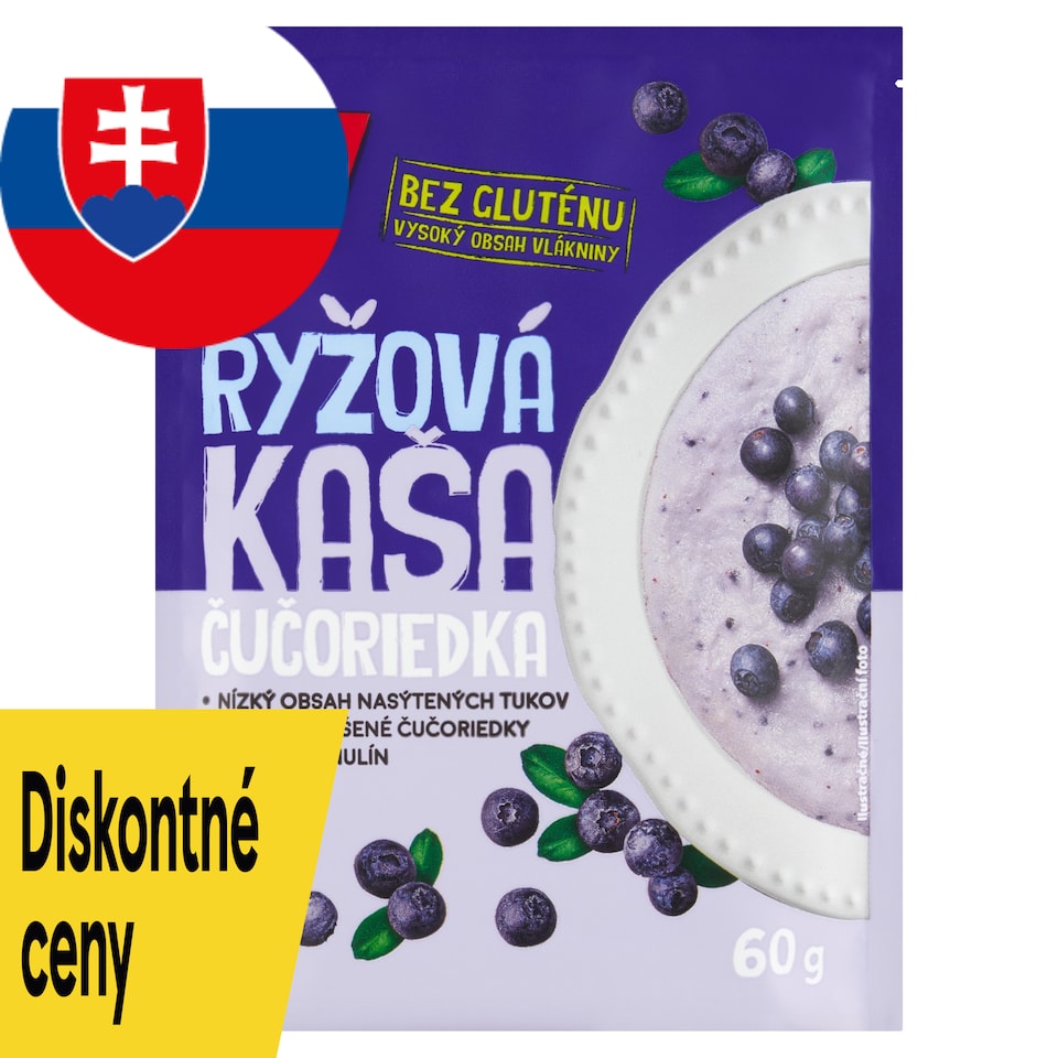 image 1 of Fit Rice Porridge Blueberry 60 g
