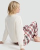 image 3 of F&F Cotton Rich Merry and Bright Sweatshirt and Trousers Pyjama Set in Green