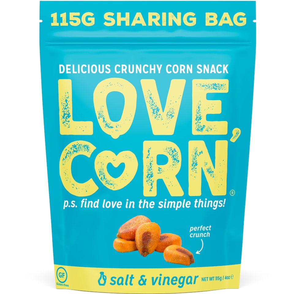 image 1 of Love Corn Salt & Vinegar 115G