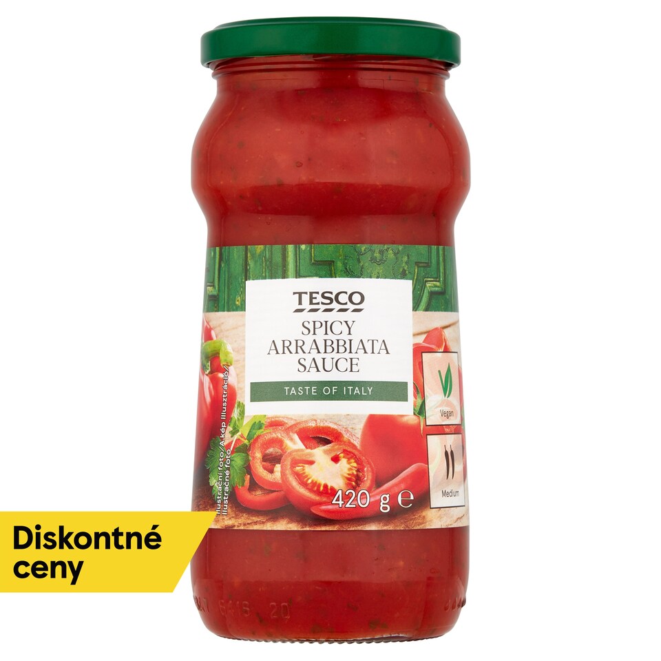Tesco Paradajková omáčka s čili paprikou 420 g