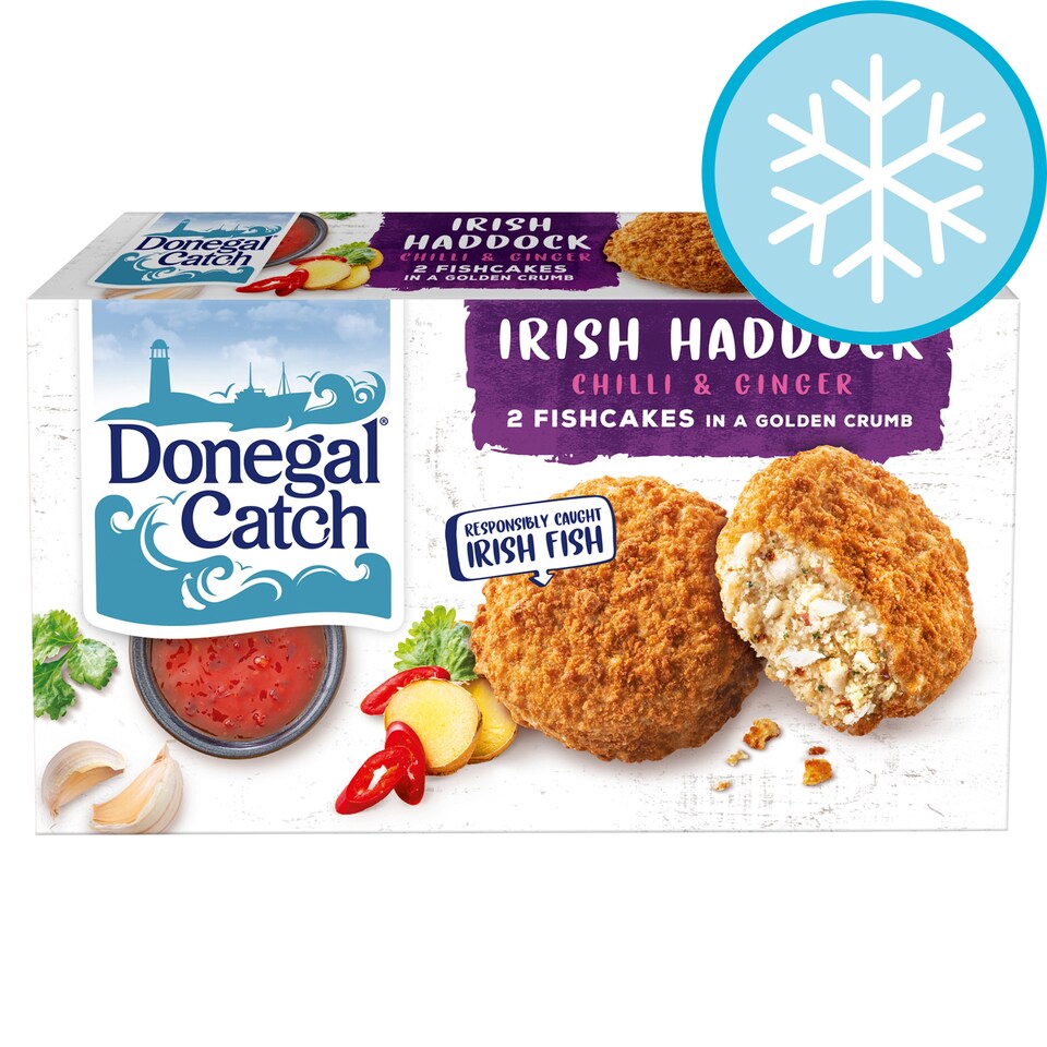 Donegal Catch 2 Haddock Chilli Ginger F/Cakes 270G