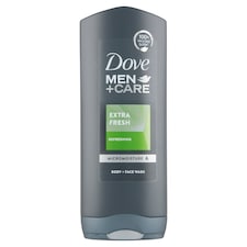 Dove Men+Care Extra Fresh Shower Gel for Body and Face 400ml