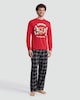 image 2 of F&F Pure Cotton Up to Snow Good Top and Trousers Pyjamas in Multi