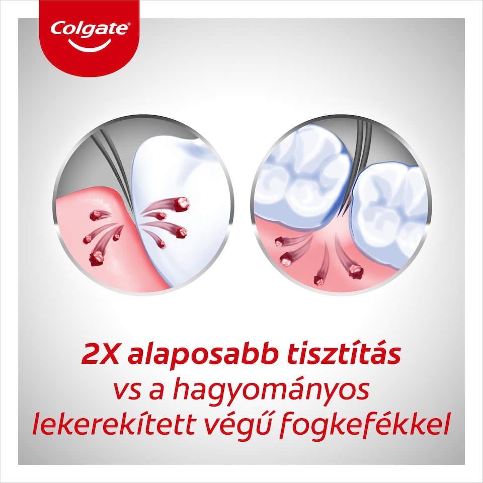 Colgate 360 Charcoal közepes fogkefe 2 db  1. kép