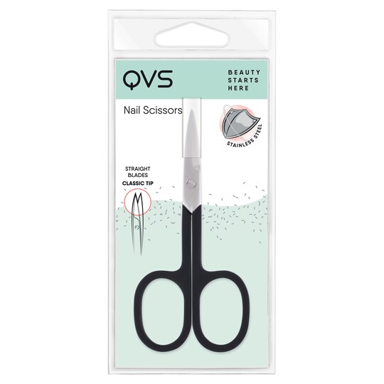 Qvs Straight Nail Scissors Tesco Groceries
