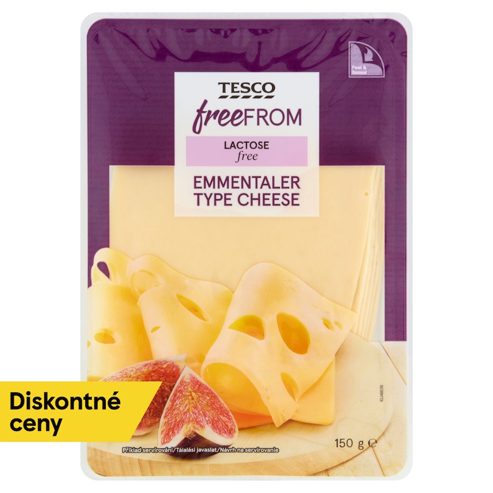 Tesco Free From Emmentaler Type Cheese 150 g